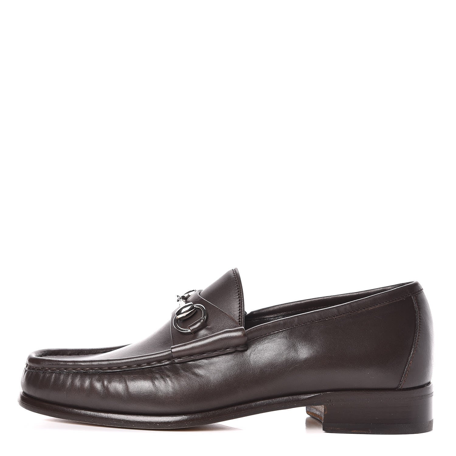 Gucci Calfskin Mens 1953 Horsebit Loafers 7 Marrone 1 of 10