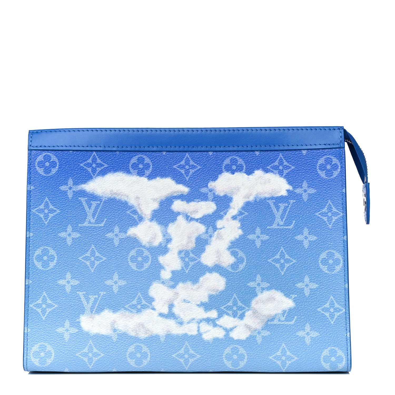 Louis Vuitton Monogram Clouds Pochette Voyage MM A4 Blue 1 of 10