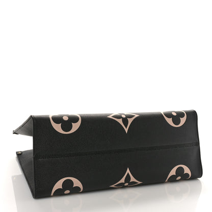 Louis Vuitton Empreinte Monogram Giant Onthego GM Black Beige 4 of 8