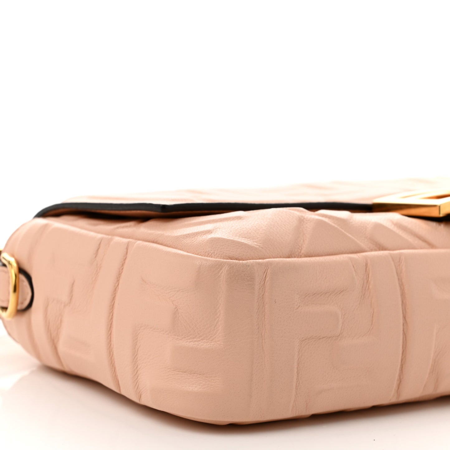 Nappa FF 1974 Embossed Baguette Baby Pink