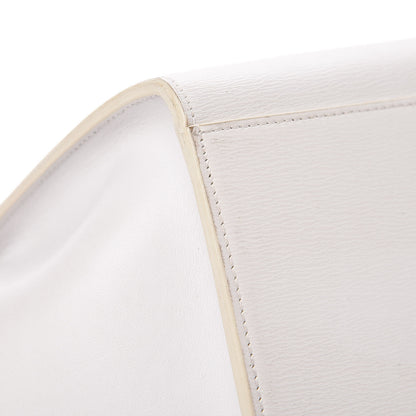 Celine Liege Calfskin Small Trapeze White 10 of 15