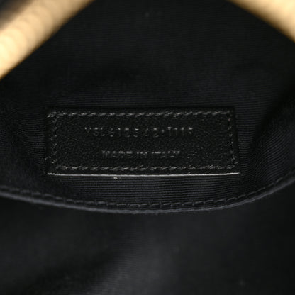 Saint Laurent Grained Lambskin Monogram Lou Camera Bag Black 7 of 13