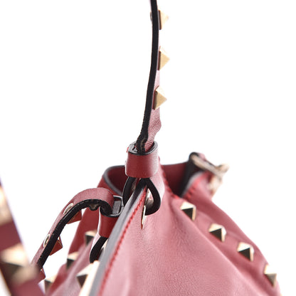 Valentino Garavani Vitello Small Rockstud Tote Rosso Valentino 13 of 13