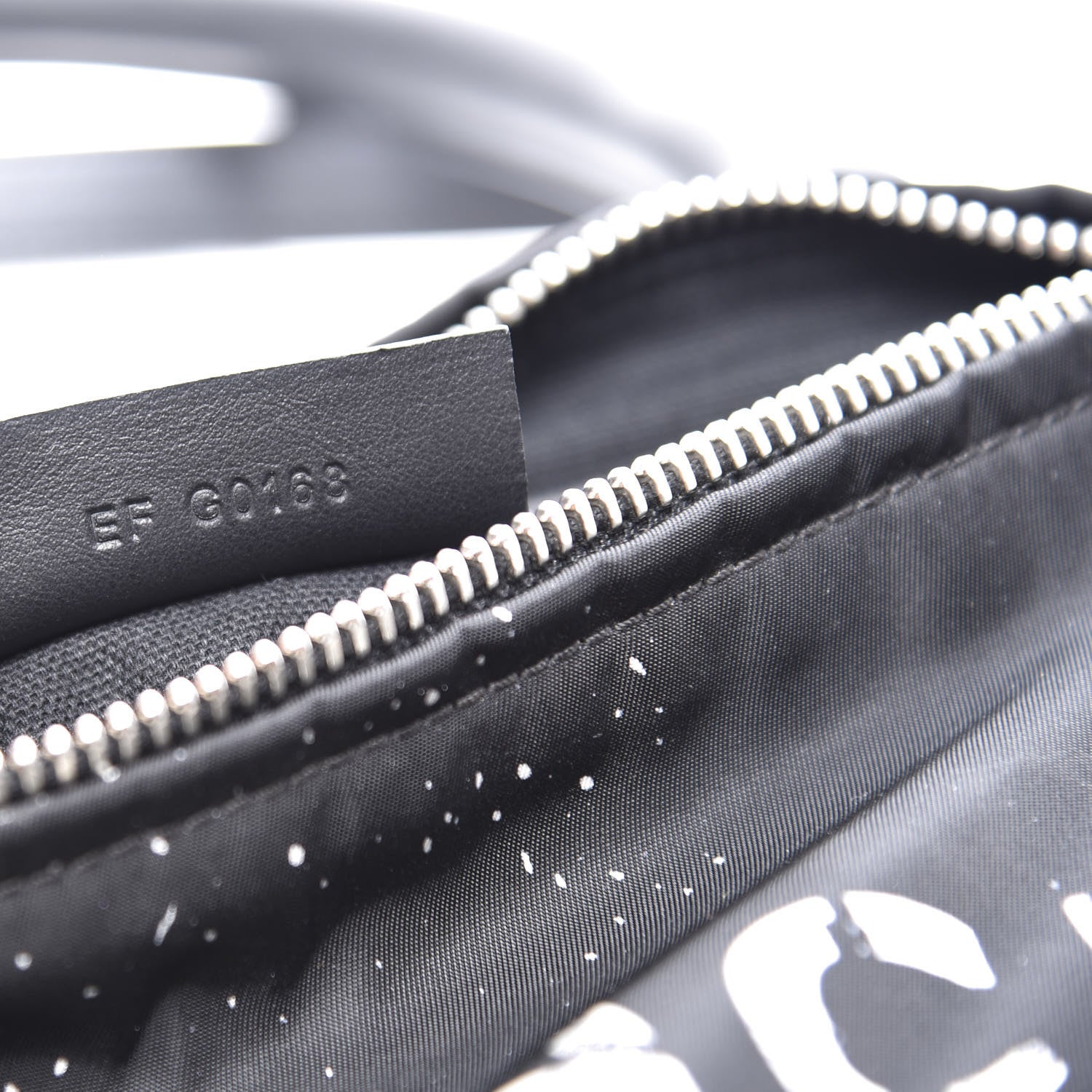 Givenchy Nylon Stencil Small Pandora Black White 6 of 10