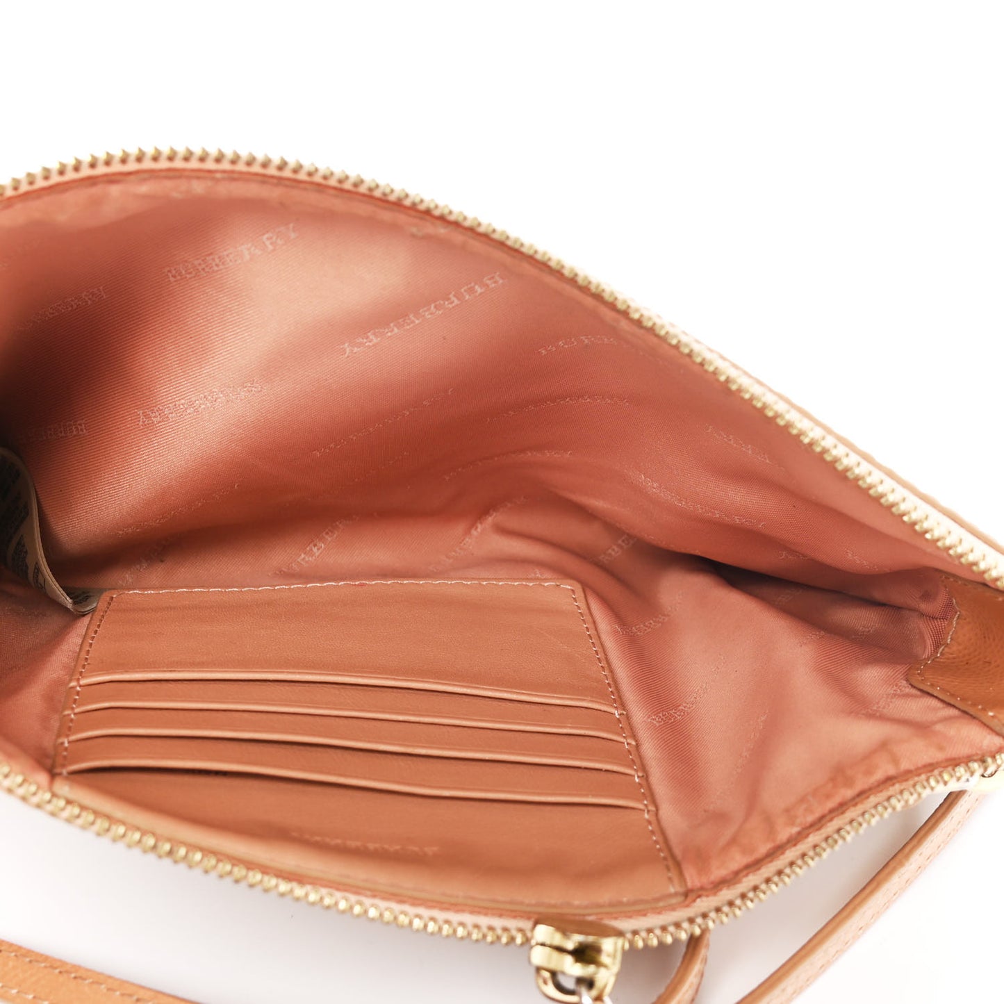 Haymarket Check Small Peyton Crossbody Clutch Bag Dusty Pink