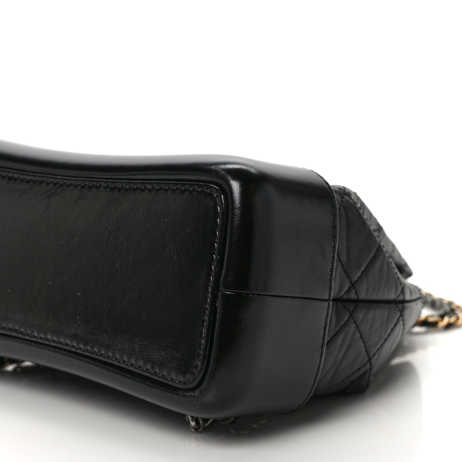 Chanel Aged Calfskin Quilted Small Gabrielle Backpack Black 9 of 10