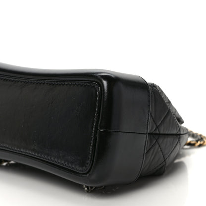 Chanel Aged Calfskin Quilted Small Gabrielle Backpack Black 9 of 10
