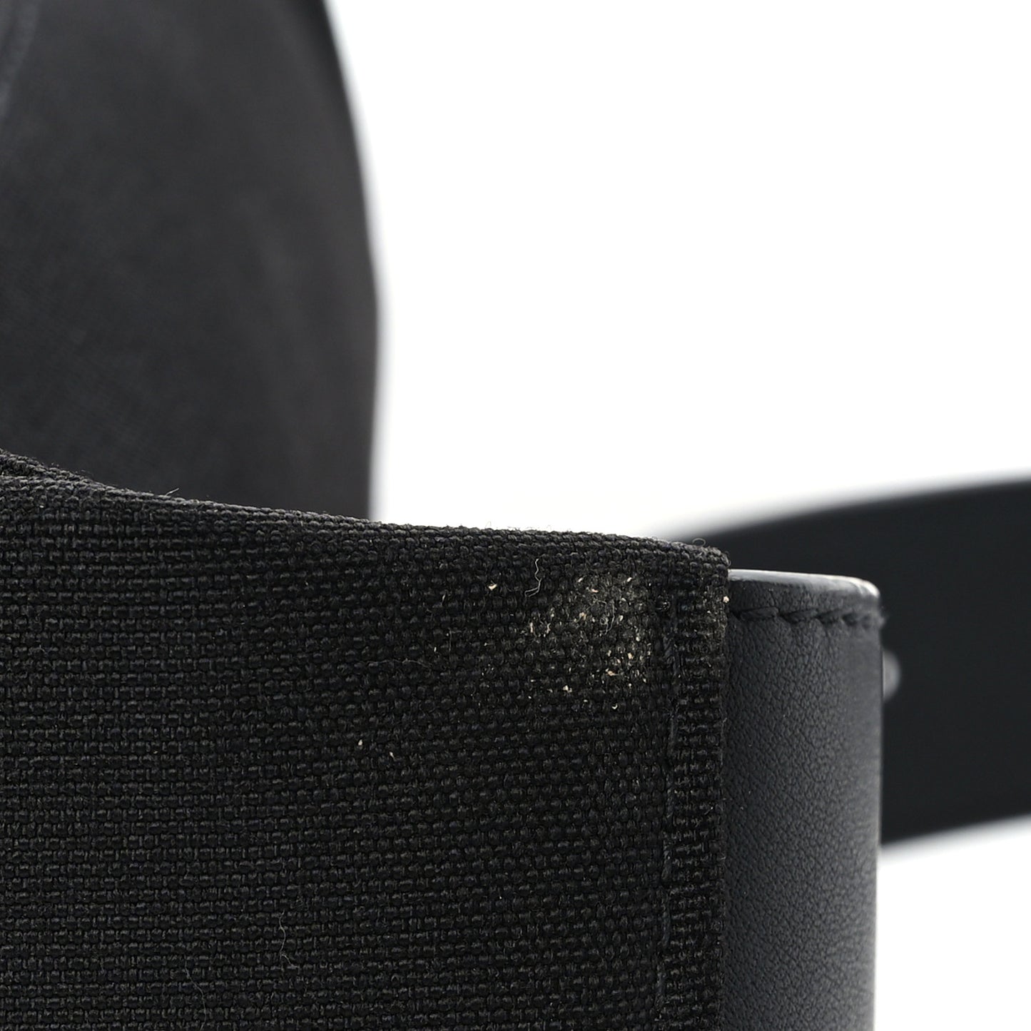 Canvas Monogram Belt Bag Black