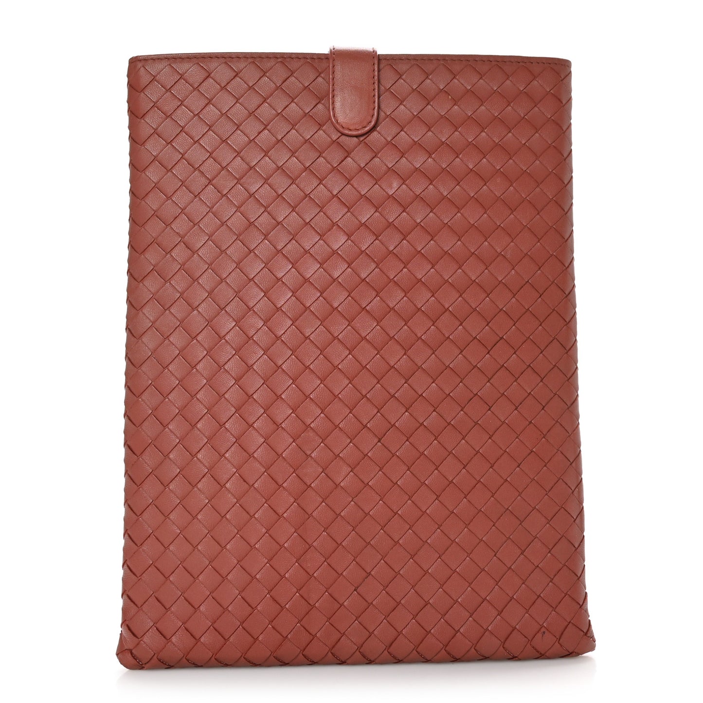 Nappa Intrecciato iPad Case Brique