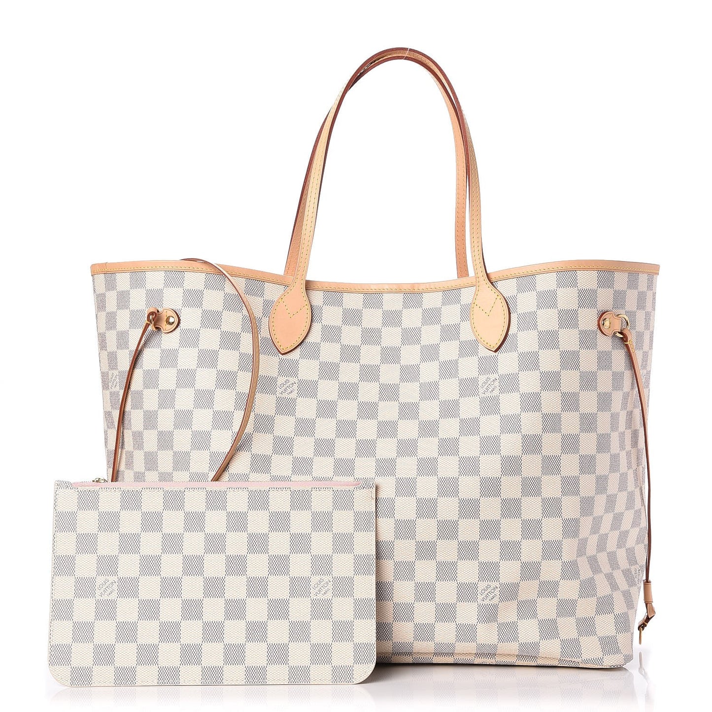 Damier Azur Neo Neverfull GM Rose Ballerine