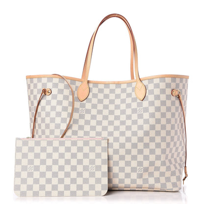 Louis Vuitton Damier Azur Neo Neverfull GM Rose Ballerine 1 of 8