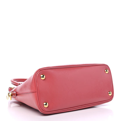 Prada Saffiano Vernice Promenade Tote Peonia 3 of 4