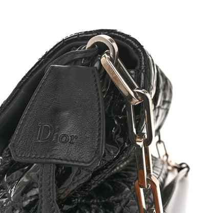 Christian Dior Patent Cannage New Lock Flap Black 14 of 14