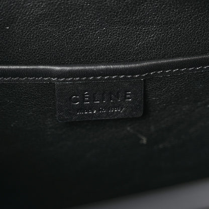 Celine Smooth Calfskin Nano Luggage Black 6 of 13
