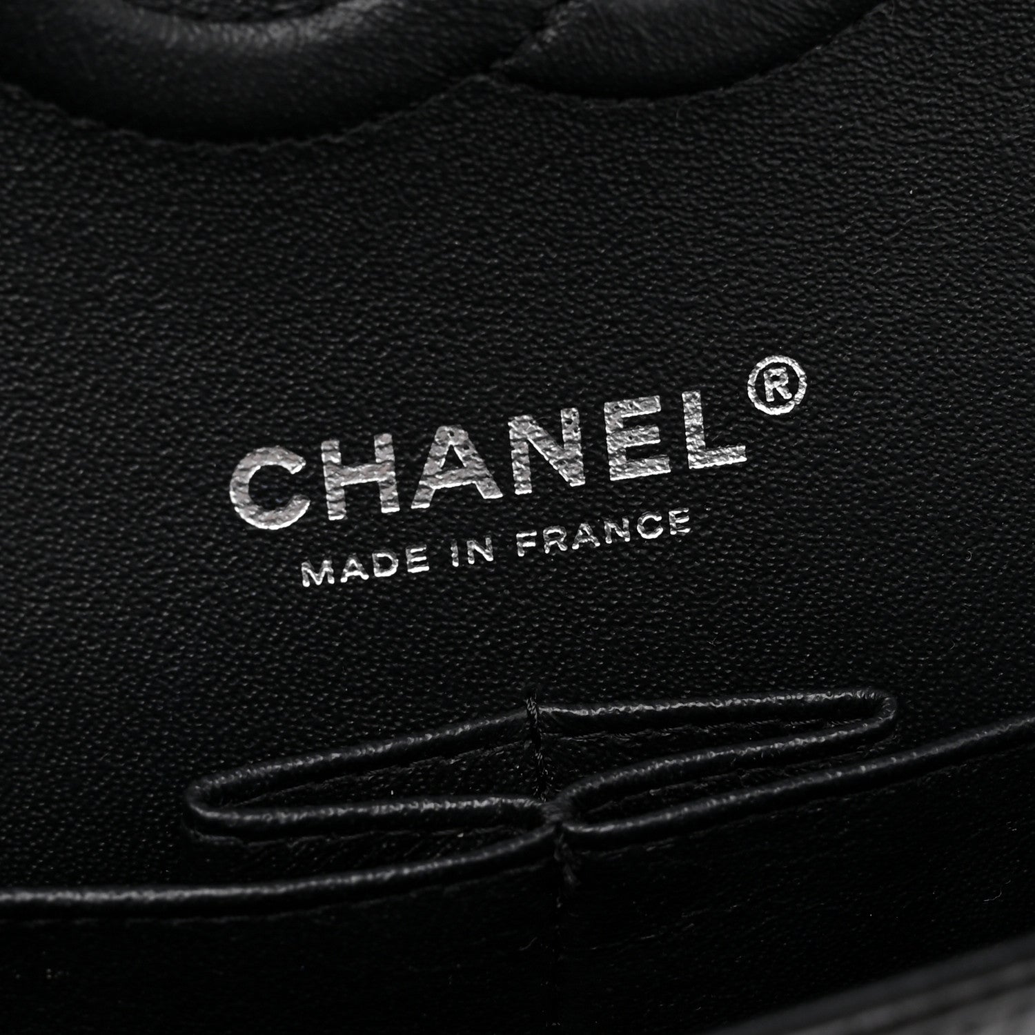 Chanel Shiny Crumpled Calfskin Quilted Medium Double Flap So Black 6 of 11