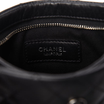 Chanel Aged Calfskin Quilted Crossbody Bag Black 8 of 10