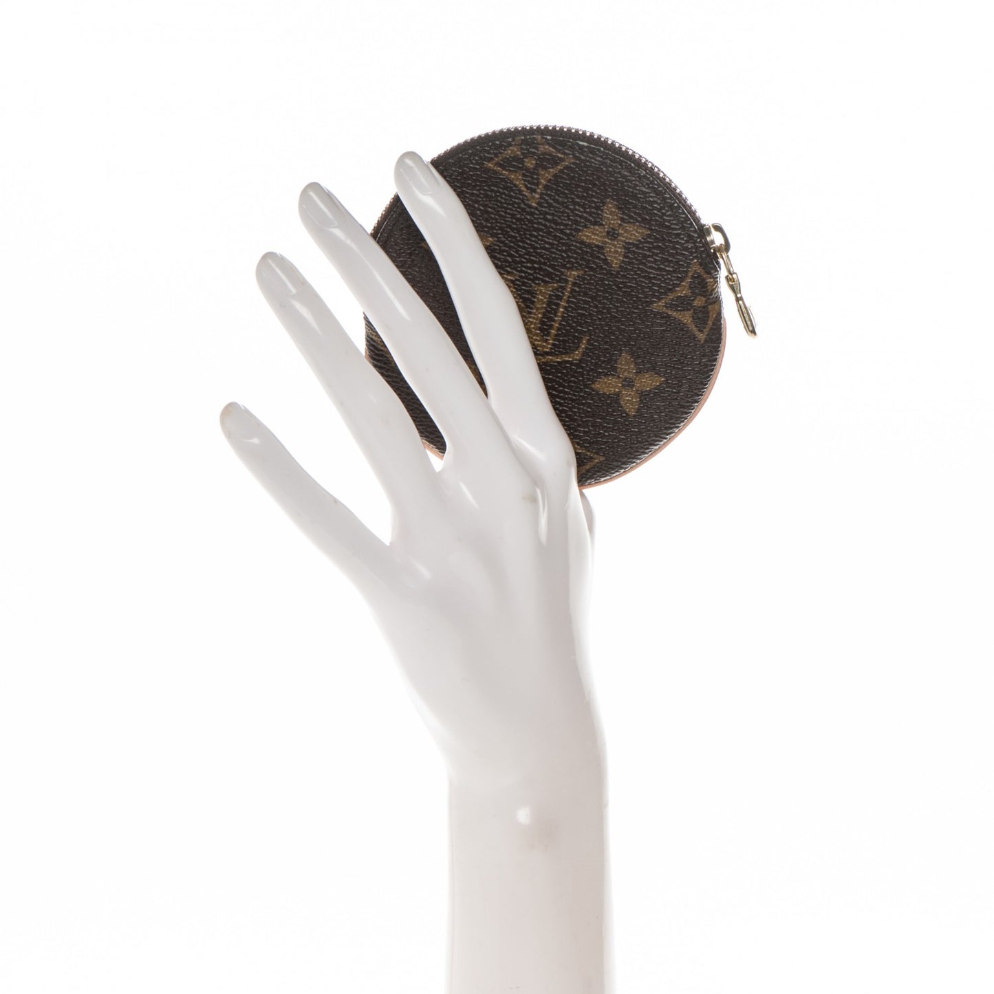 Monogram Round Coin Purse