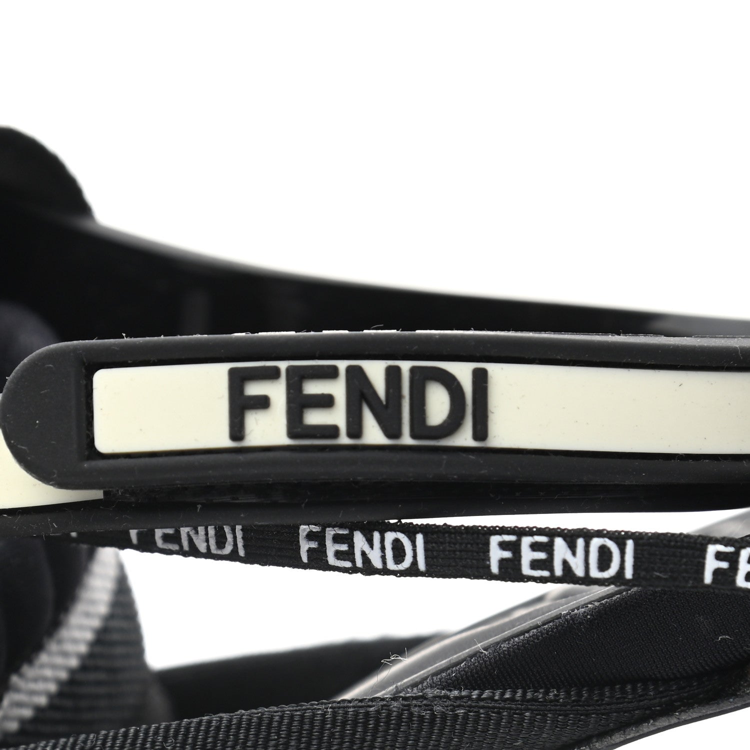 Fendi Technical Mesh FF FFreedom Patchwork Low Heel Peep Toe Sandals 40 Tobacco Black Asfalto 8 of 8