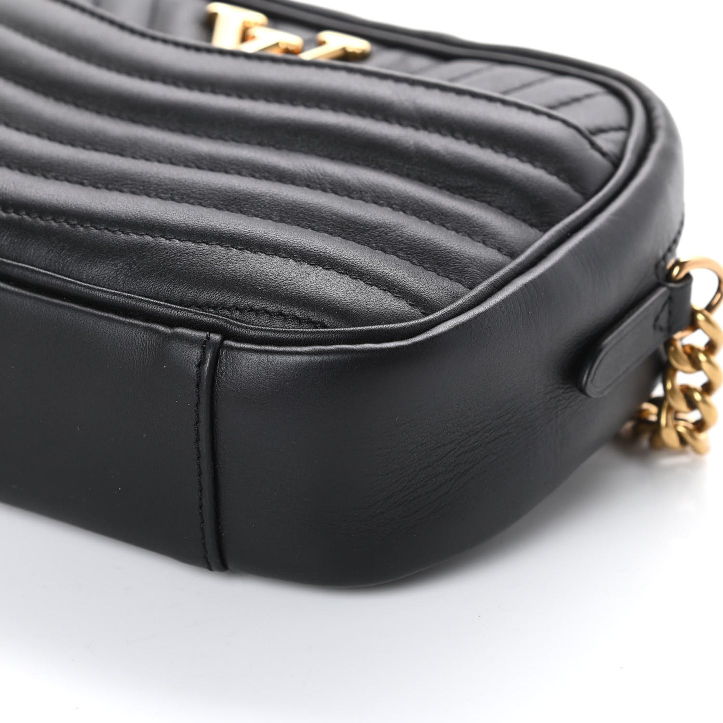 Calfskin New Wave Camera Bag Black