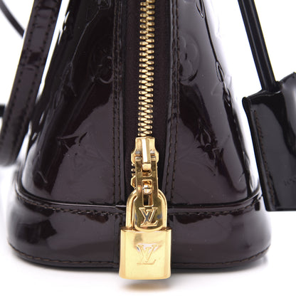 Louis Vuitton Vernis Alma BB Amarante 10 of 11