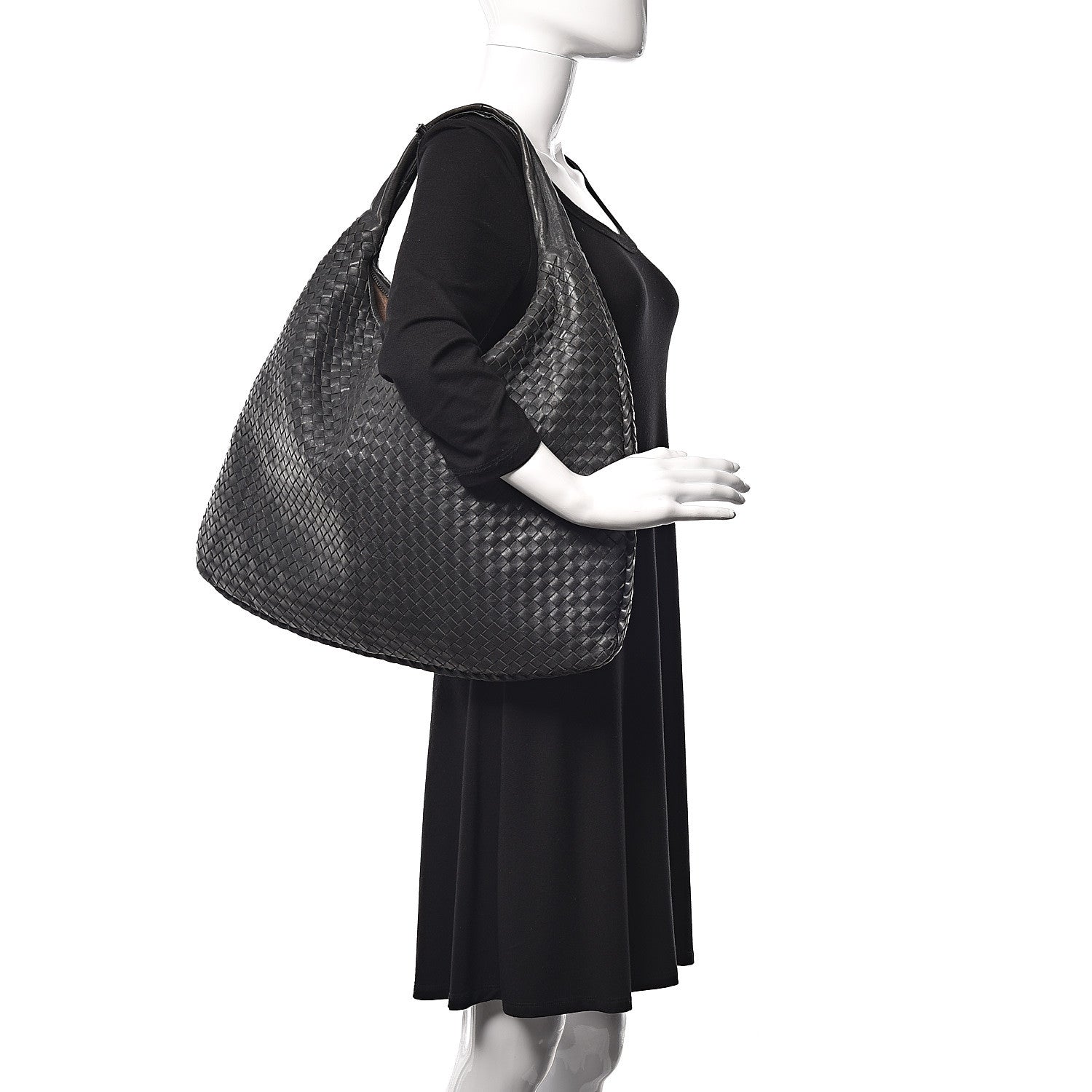 Bottega Veneta Nappa Intrecciato Maxi Veneta Hobo Ardoise 2 of 11