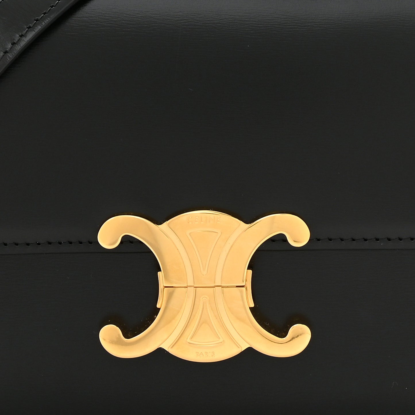 Shiny Calfskin Teen Triomphe Black