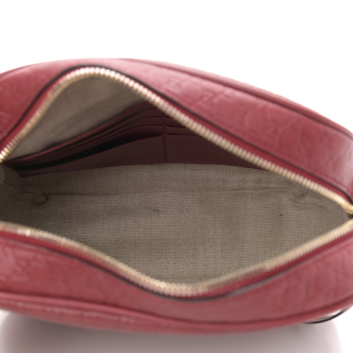 Gucci Microguccissima Mini Bree Messenger Bag Red 5 of 13