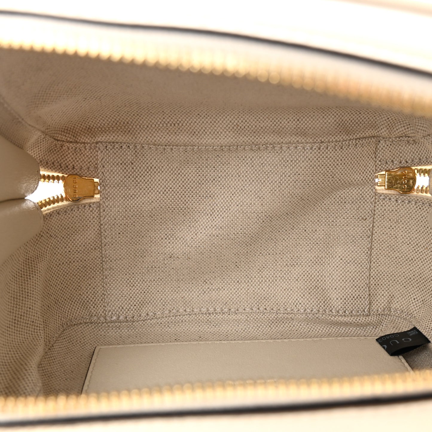 Sakai Be Green Calfskin Diagonal Stitched Blondie Top Handle Bag Mystic White