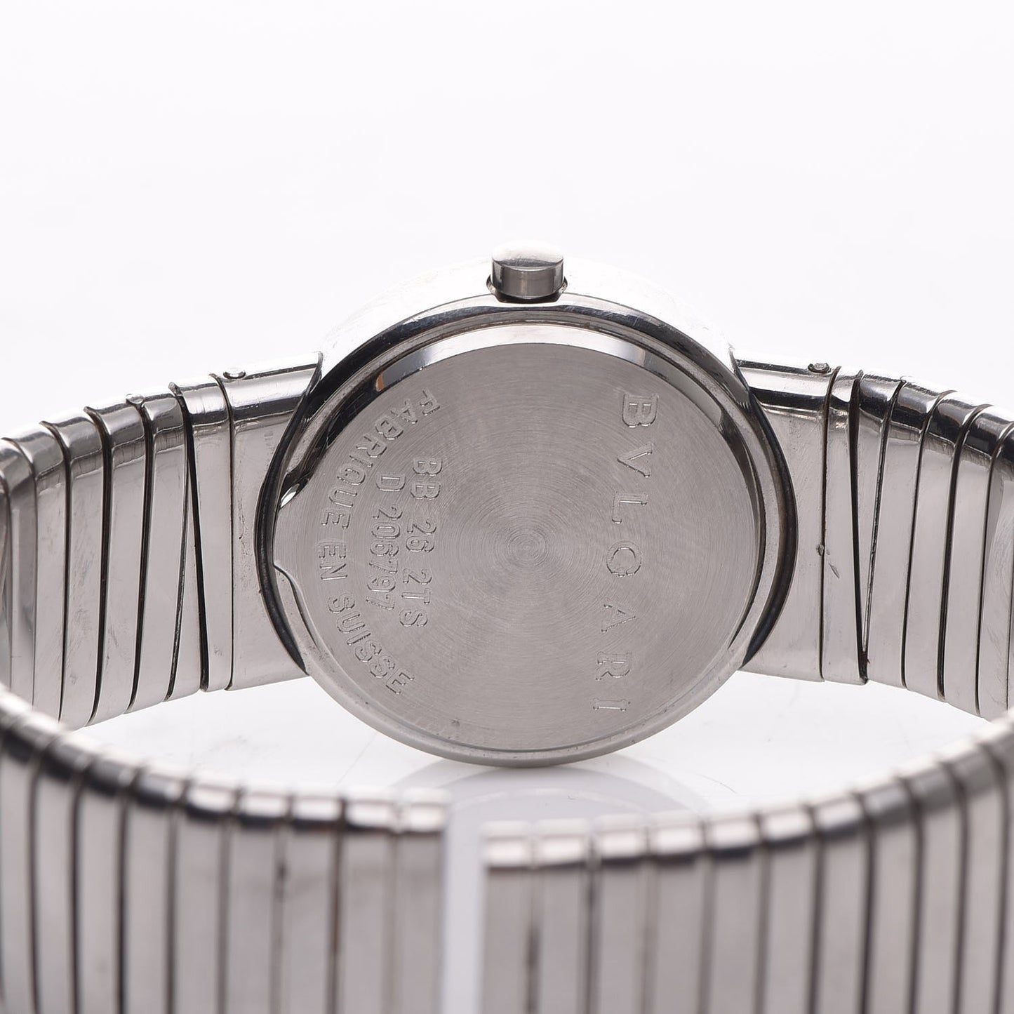 Stainless Steel 26mm Tubogas Quartz Watch Black