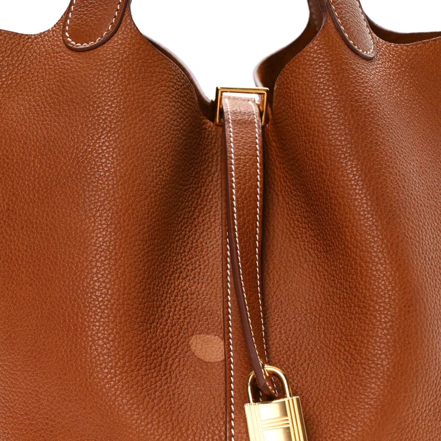 Hermes Taurillon Clemence Picotin Lock 22 MM Fauve 8 of 13