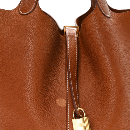 Hermes Taurillon Clemence Picotin Lock 22 MM Fauve 8 of 13