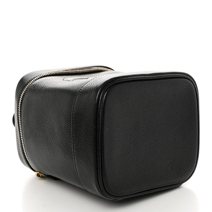 Chanel Caviar Vanity Cosmetic Case Black 4 of 10