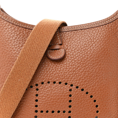 Hermes Taurillon Clemence Evelyne TPM Gold 8 of 14