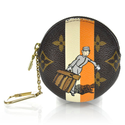 Louis Vuitton Monogram Groom Round Coin Purse 1 of 8