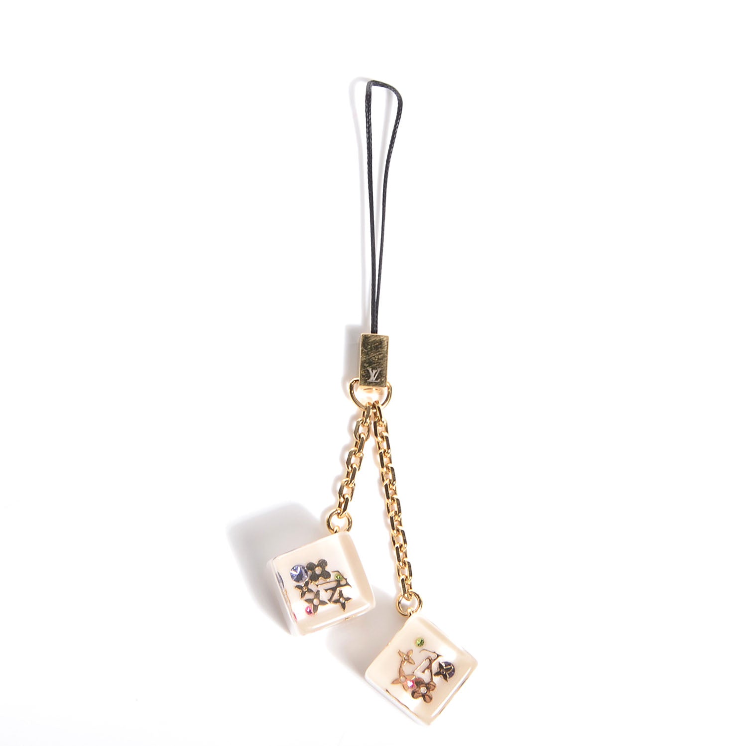 Louis Vuitton Inclusion Cell Phone Charm White 1 of 4