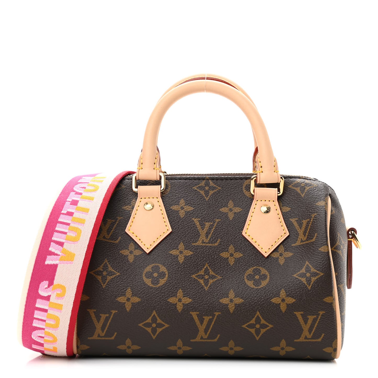 Monogram Speedy Bandouliere 20 Fuchsia