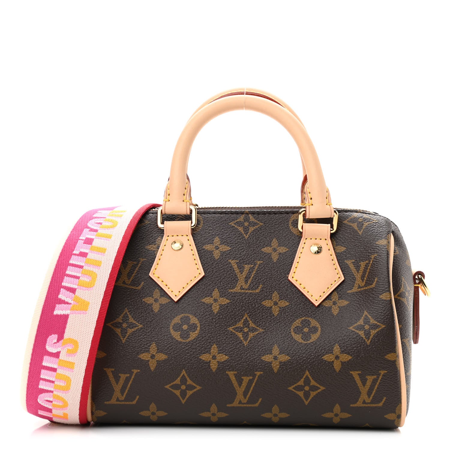 Louis Vuitton Monogram Speedy Bandouliere 20 Fuchsia 1 of 9