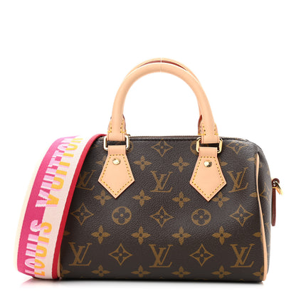 Louis Vuitton Monogram Speedy Bandouliere 20 Fuchsia 1 of 9
