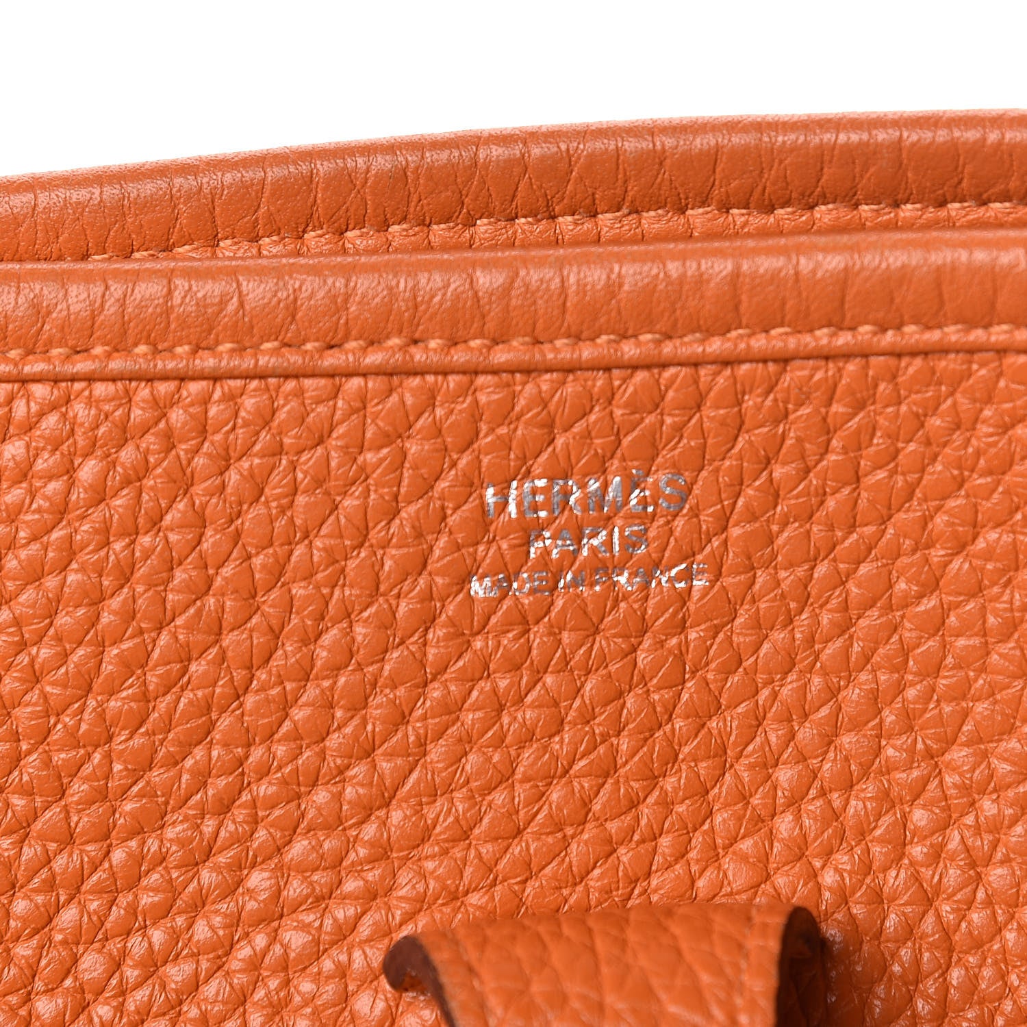 Hermes Taurillon Clemence Evelyne III PM Orange 7 of 13