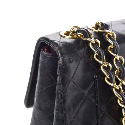 Chanel Lambskin Quilted XL Jumbo Single Flap Black 14 of 20