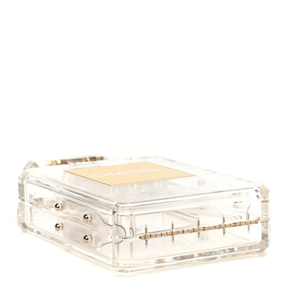 Chanel Transluscent Plexiglass Perfume Bottle Clutch 3 of 10