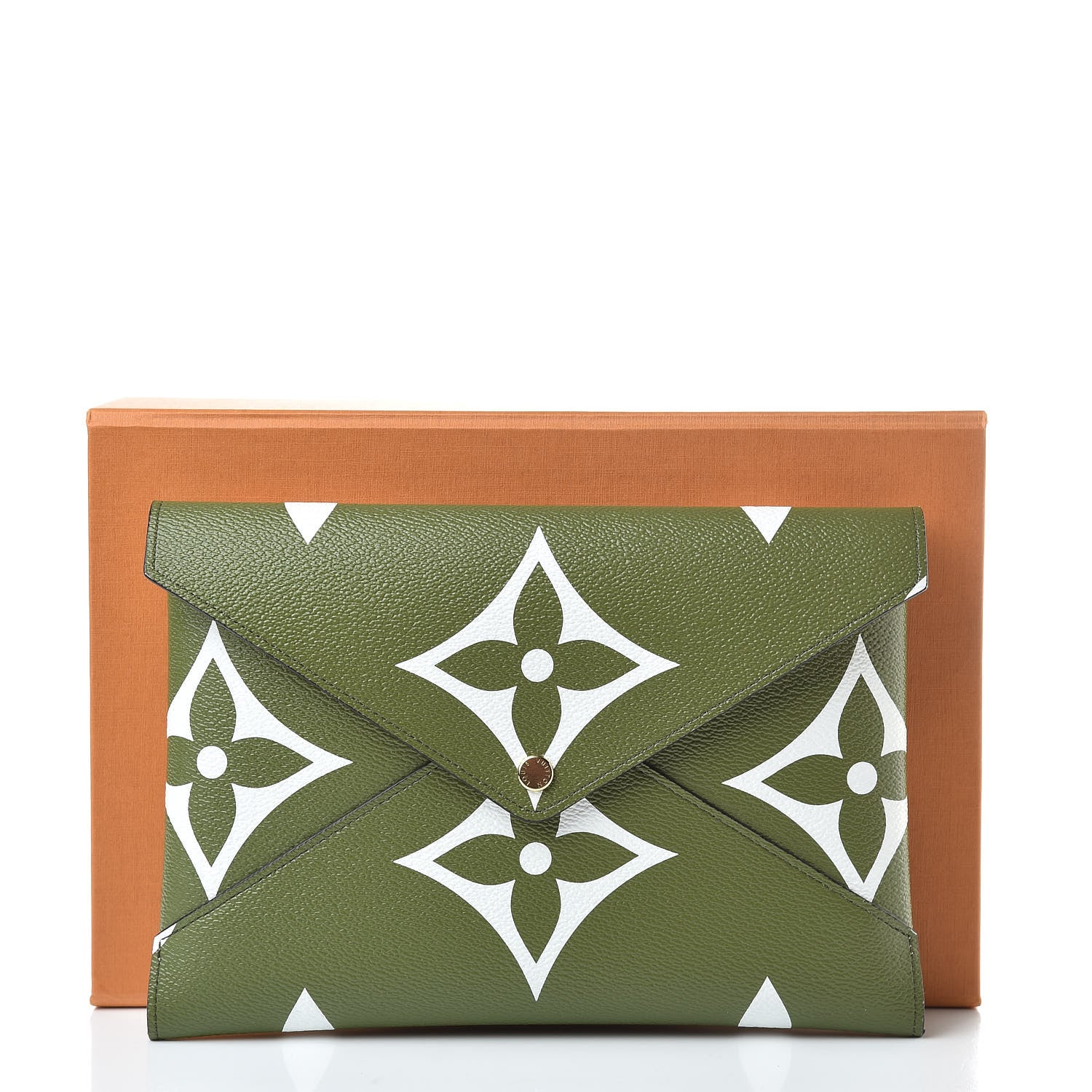 Louis Vuitton Monogram Giant Large Kirigami Pochette Kaki 8 of 8