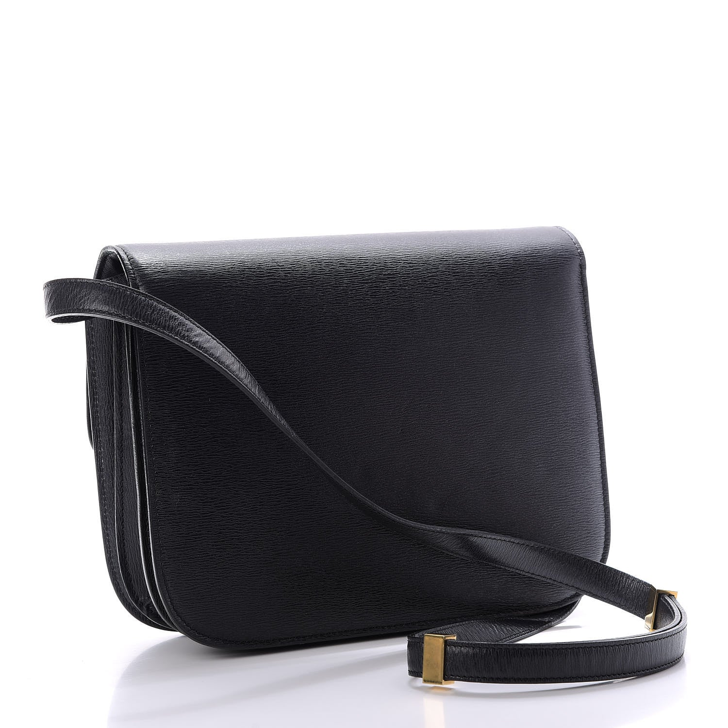 Celine Liege Calfskin Medium Classic Box Flap Bag Black 5 of 22