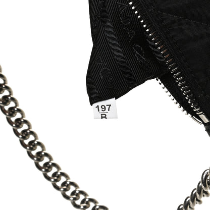 Prada Nylon Tessuto Impuntu Quilted Crossbody Bag Black 8 of 11