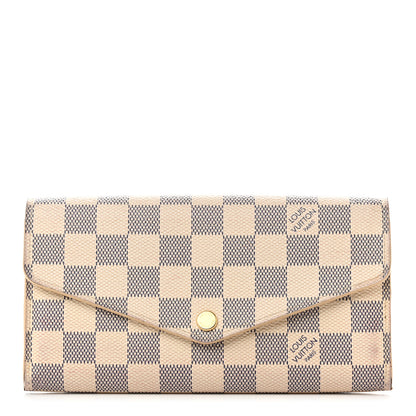 Louis Vuitton Damier Azur Sarah Wallet NM 1 of 10
