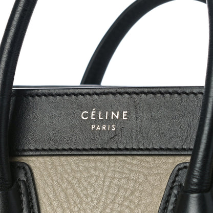 Celine Elephant Calfskin Nano Tri-Color Luggage Beige 9 of 17