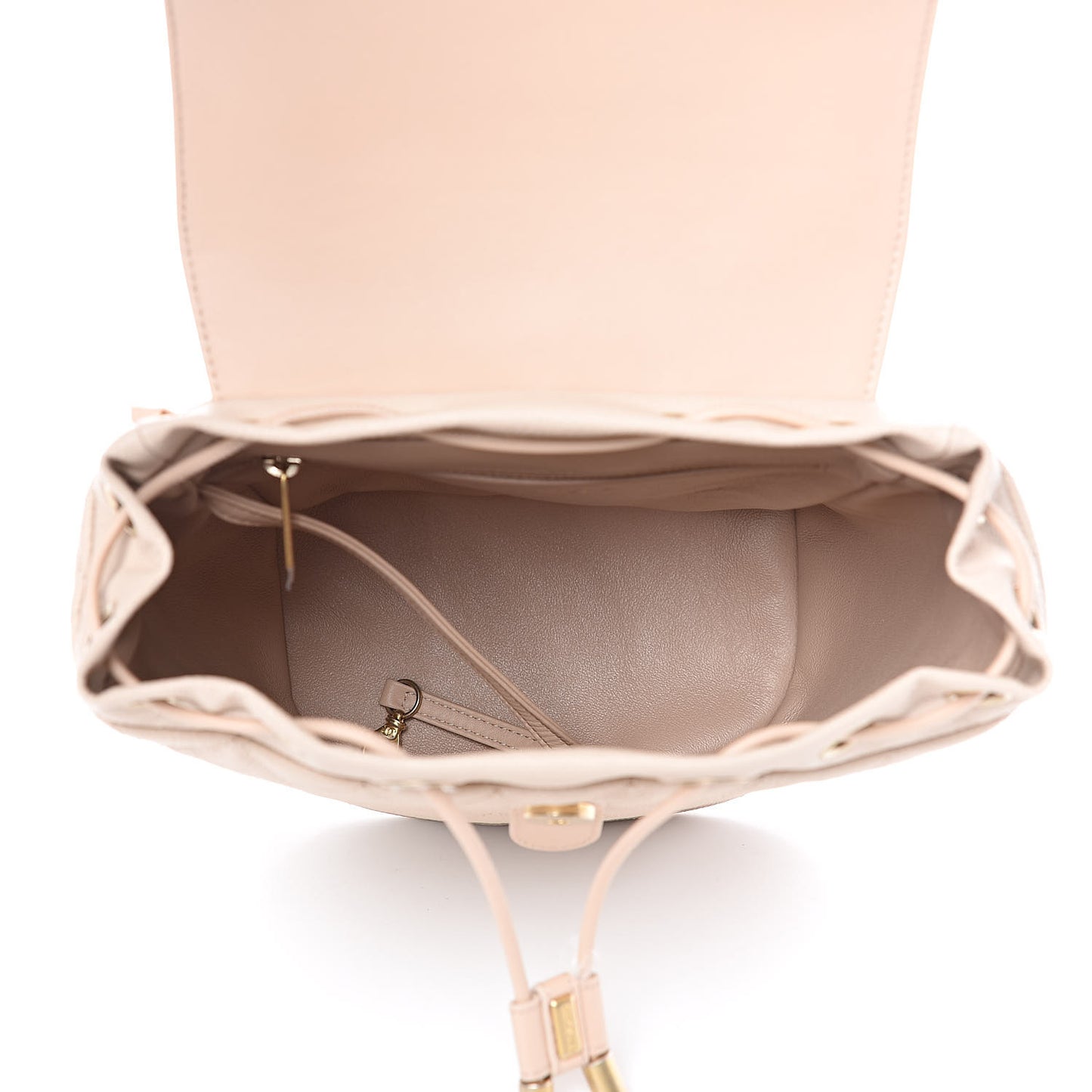 Caviar Quilted Filigree Backpack Beige