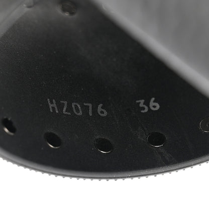 Valentino Garavani Rubber Rockstud Slide Sandals 36 Black 6 of 8