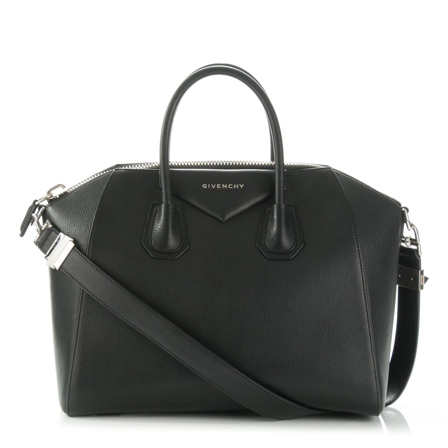 Givenchy Sugar Goatskin Medium Antigona Black 1 of 7