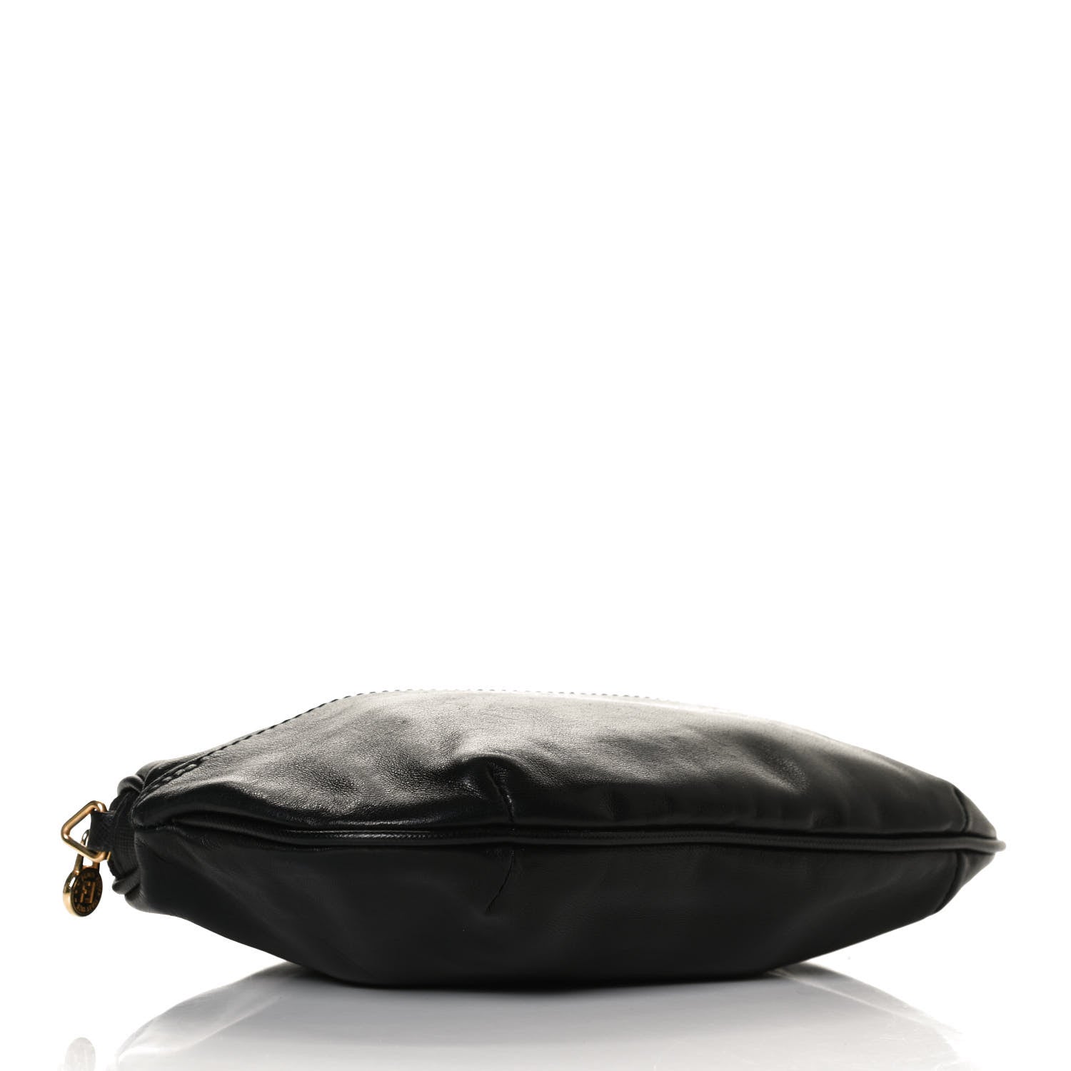 Fendi Calfskin Crossbody Bag Black 3 of 14